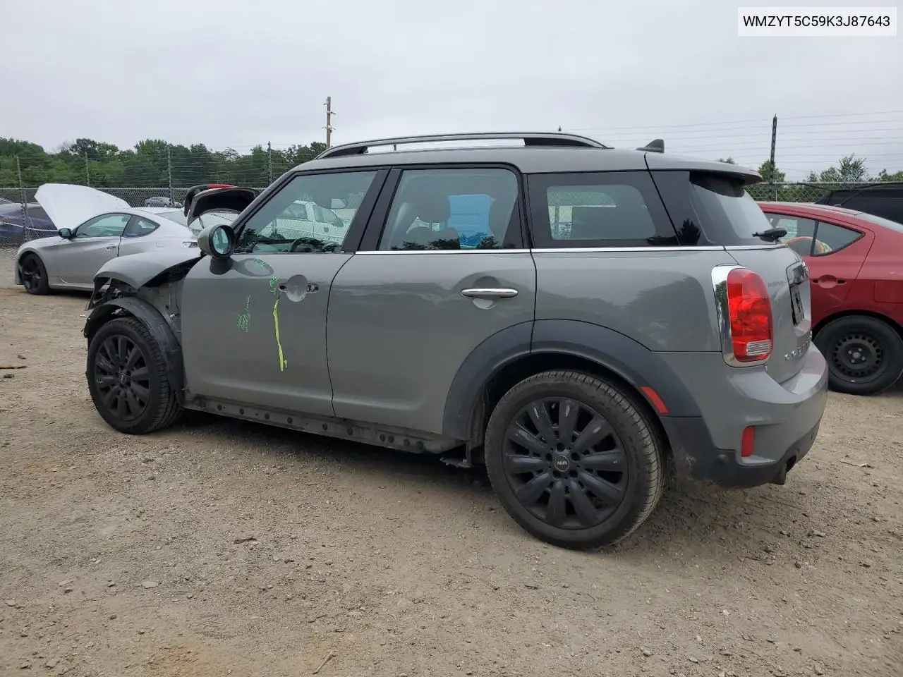 2019 Mini Cooper S Countryman All4 VIN: WMZYT5C59K3J87643 Lot: 62573165