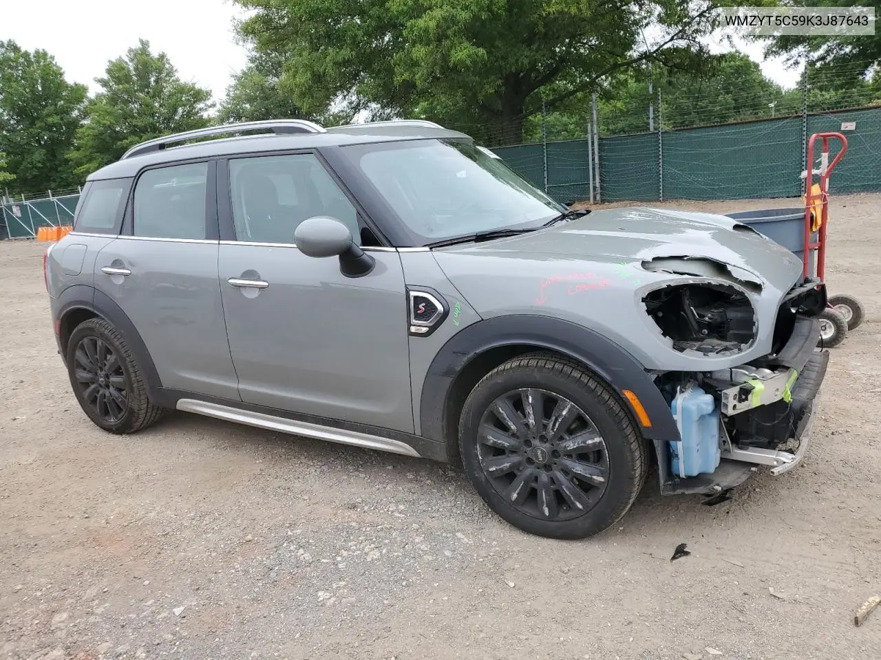 2019 Mini Cooper S Countryman All4 VIN: WMZYT5C59K3J87643 Lot: 62573165