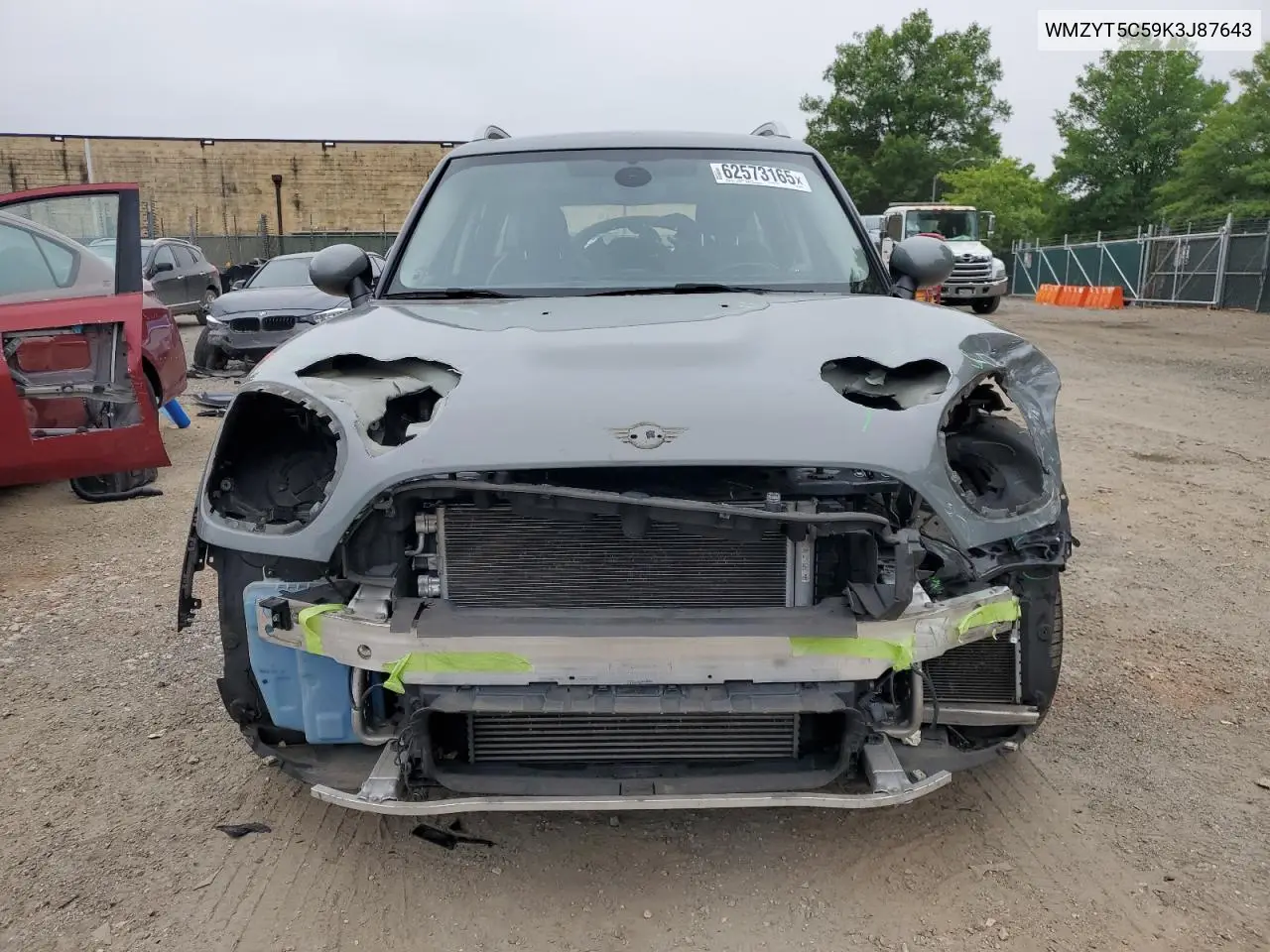 2019 Mini Cooper S Countryman All4 VIN: WMZYT5C59K3J87643 Lot: 62573165
