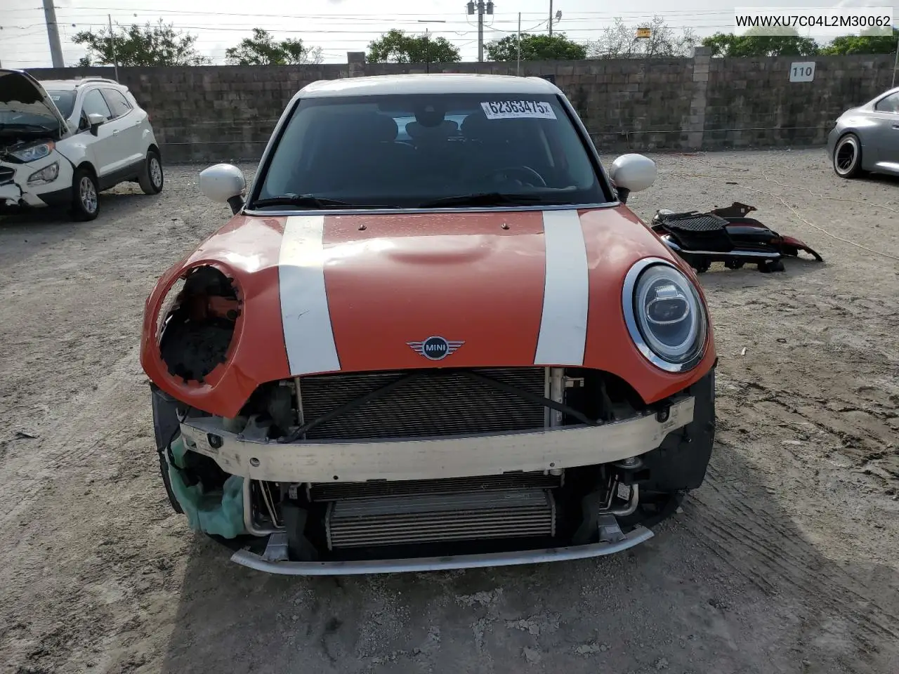 2020 Mini Cooper VIN: WMWXU7C04L2M30062 Lot: 62363475