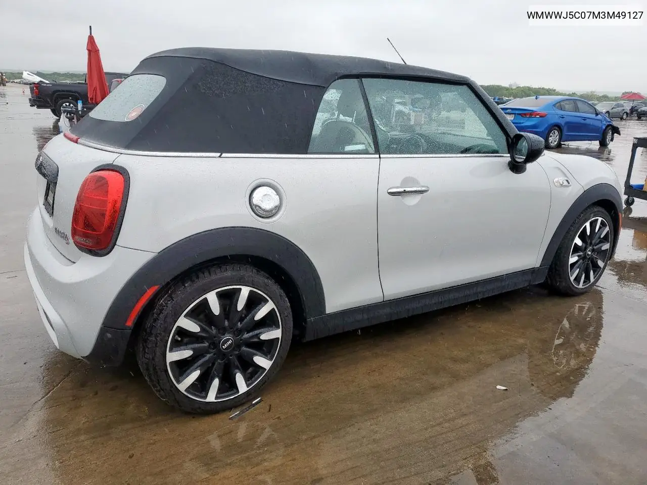 2021 Mini Cooper S VIN: WMWWJ5C07M3M49127 Lot: 51684805