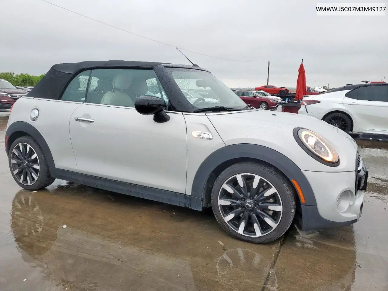 2021 Mini Cooper S VIN: WMWWJ5C07M3M49127 Lot: 51684805