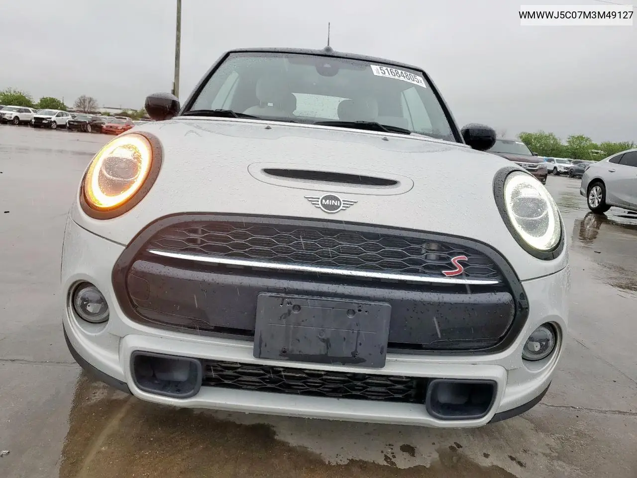 2021 Mini Cooper S VIN: WMWWJ5C07M3M49127 Lot: 51684805