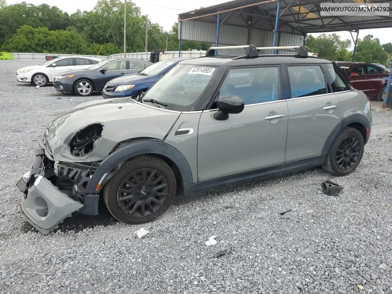 2021 Mini Cooper VIN: WMWXU7C07M2M94792 Lot: 62814995