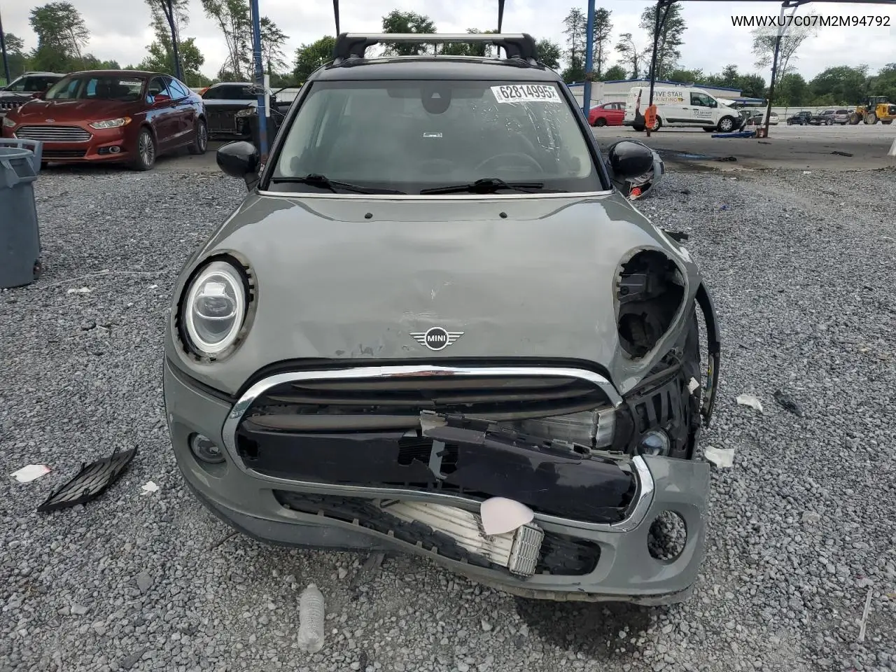 2021 Mini Cooper VIN: WMWXU7C07M2M94792 Lot: 62814995