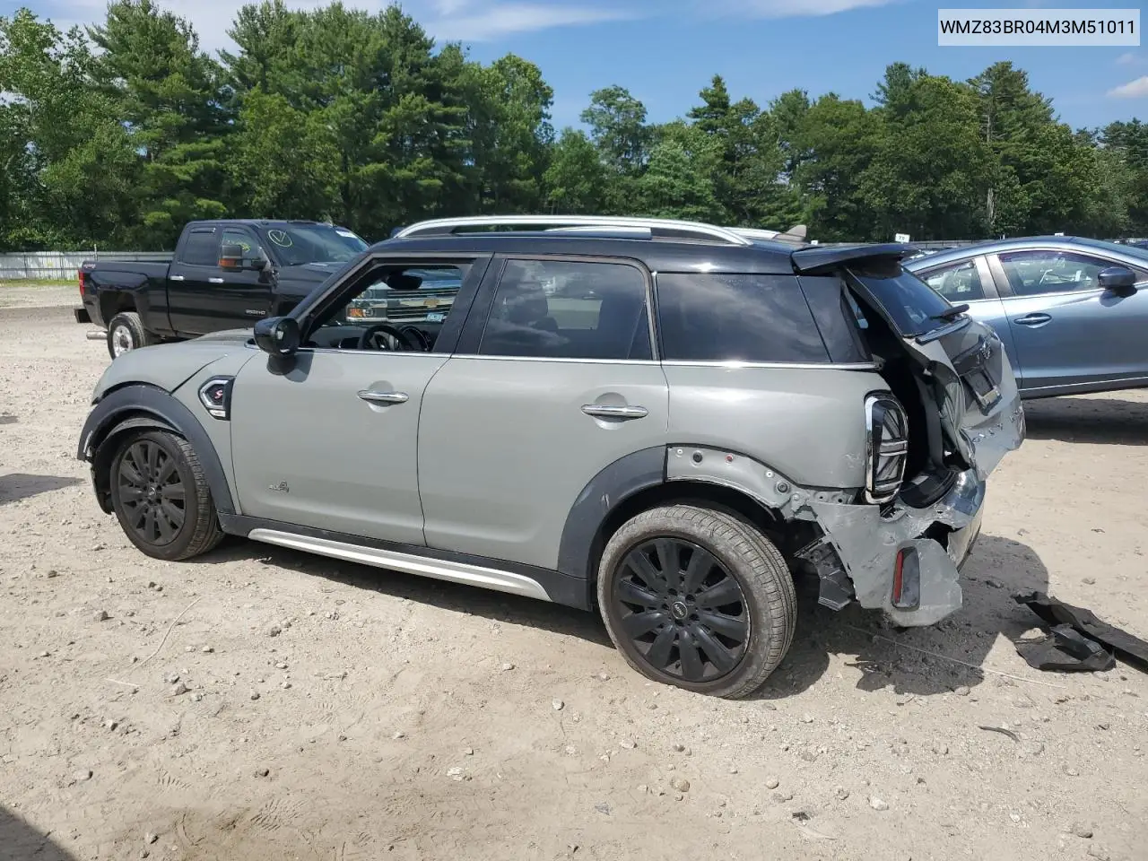 2021 Mini Cooper S Countryman All4 VIN: WMZ83BR04M3M51011 Lot: 62832985
