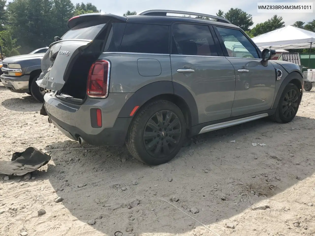 2021 Mini Cooper S Countryman All4 VIN: WMZ83BR04M3M51011 Lot: 62832985