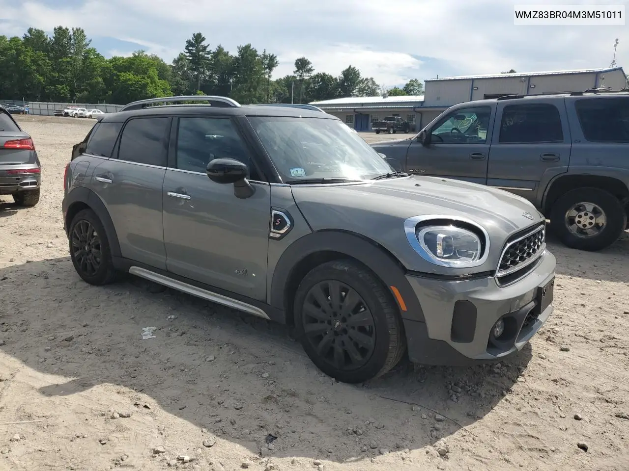 2021 Mini Cooper S Countryman All4 VIN: WMZ83BR04M3M51011 Lot: 62832985