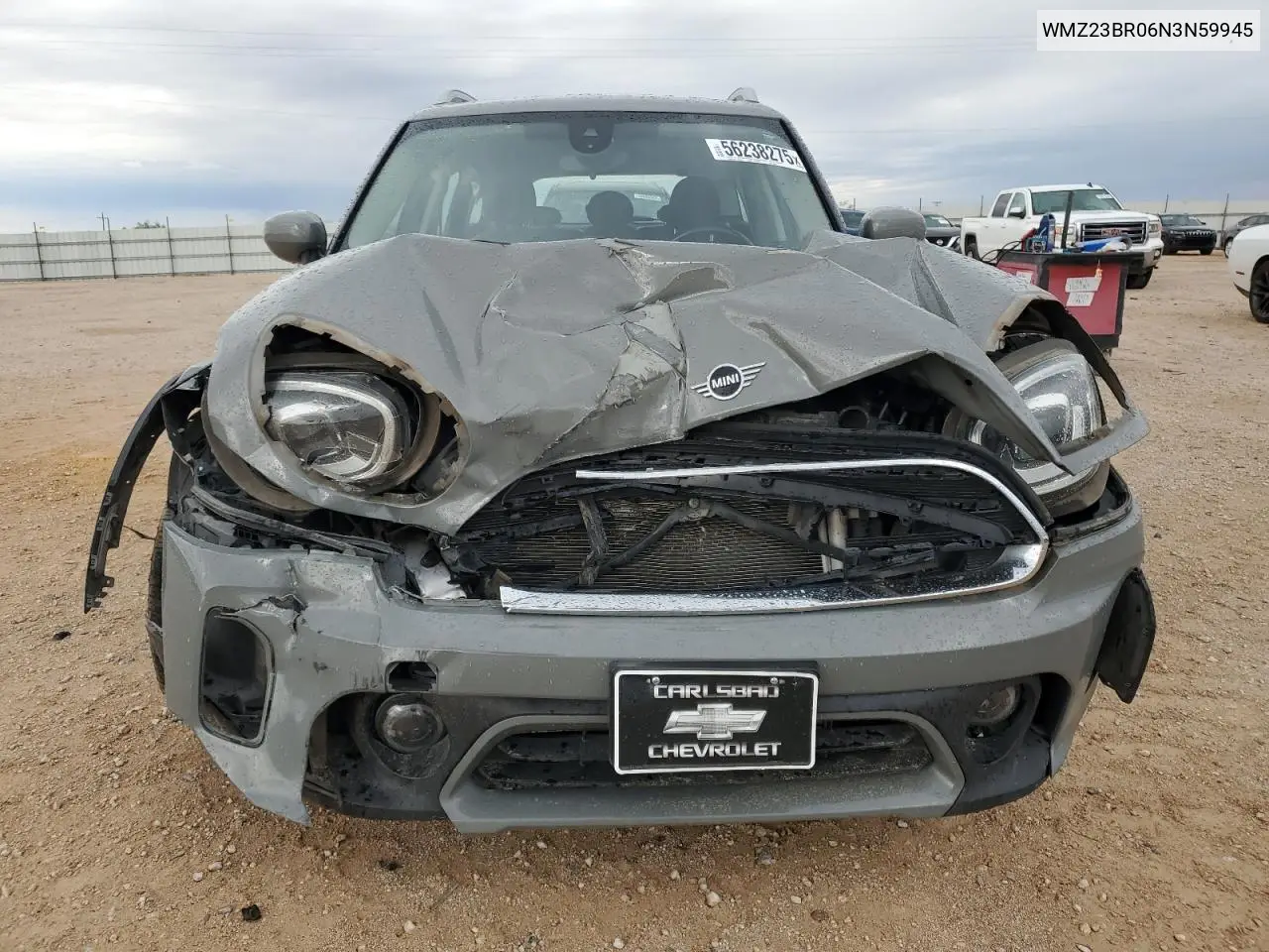 2022 Mini Cooper Countryman VIN: WMZ23BR06N3N59945 Lot: 56238275