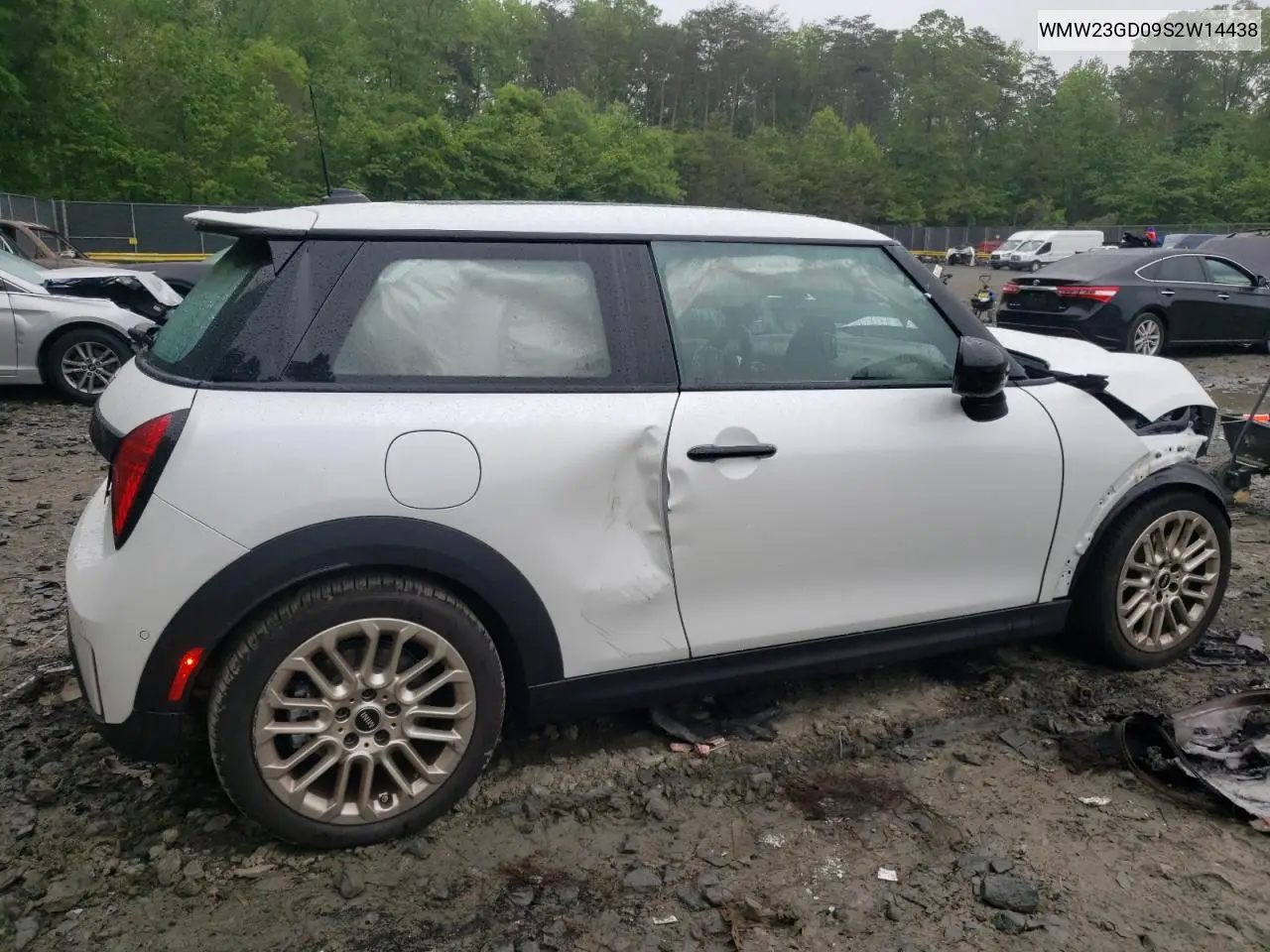 2025 Mini Cooper S VIN: WMW23GD09S2W14438 Lot: 56496435
