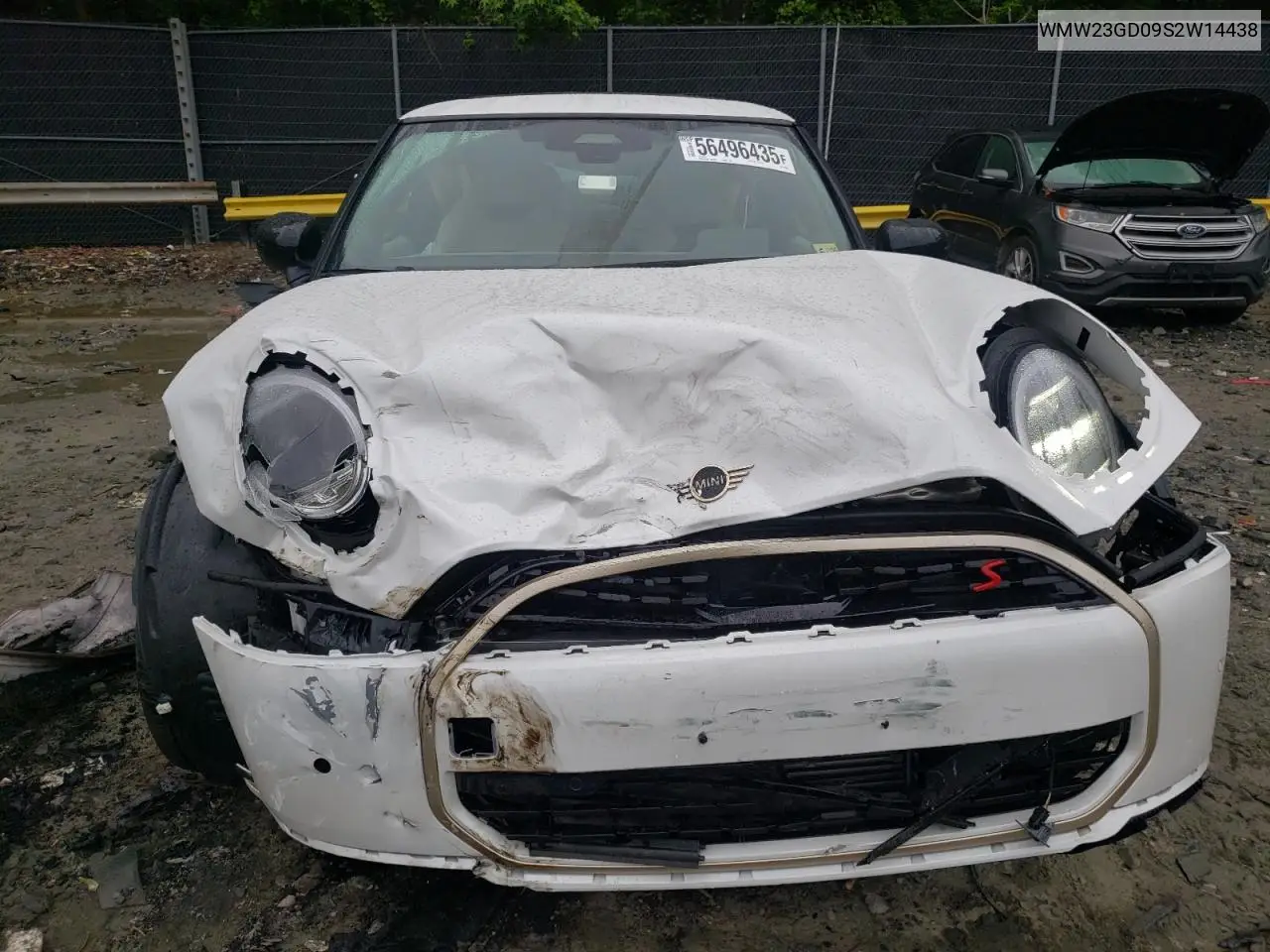 2025 Mini Cooper S VIN: WMW23GD09S2W14438 Lot: 56496435