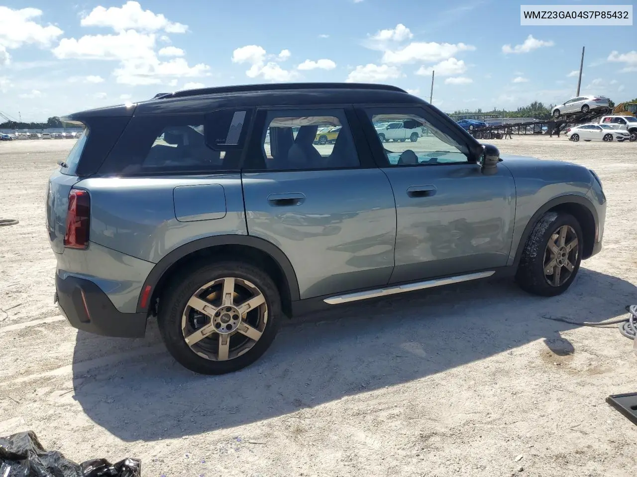 2025 Mini Countryman S All4 VIN: WMZ23GA04S7P85432 Lot: 65524525