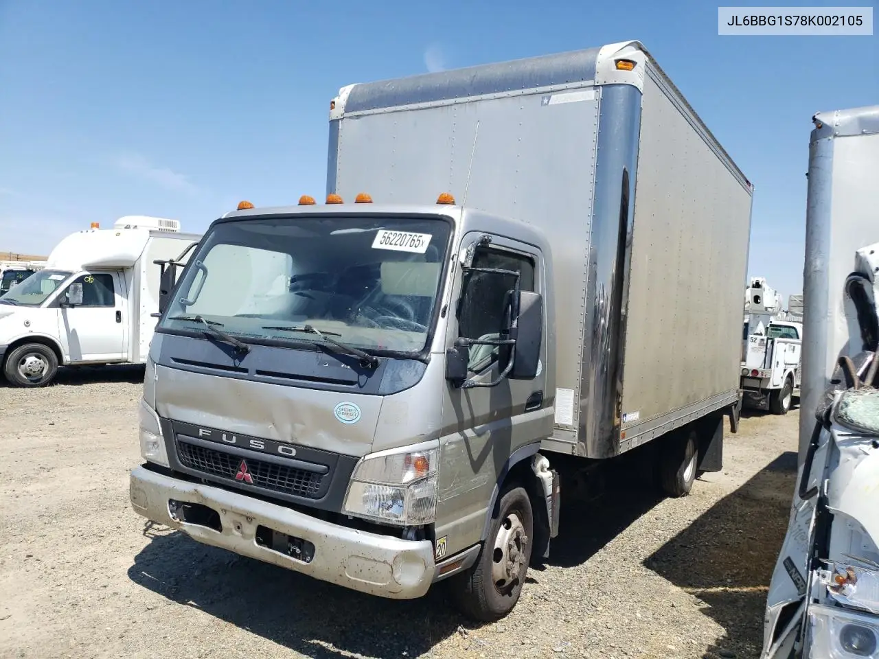 2008 Mitsubishi Fuso Truck Of America Inc Fe 84D VIN: JL6BBG1S78K002105 Lot: 56220765