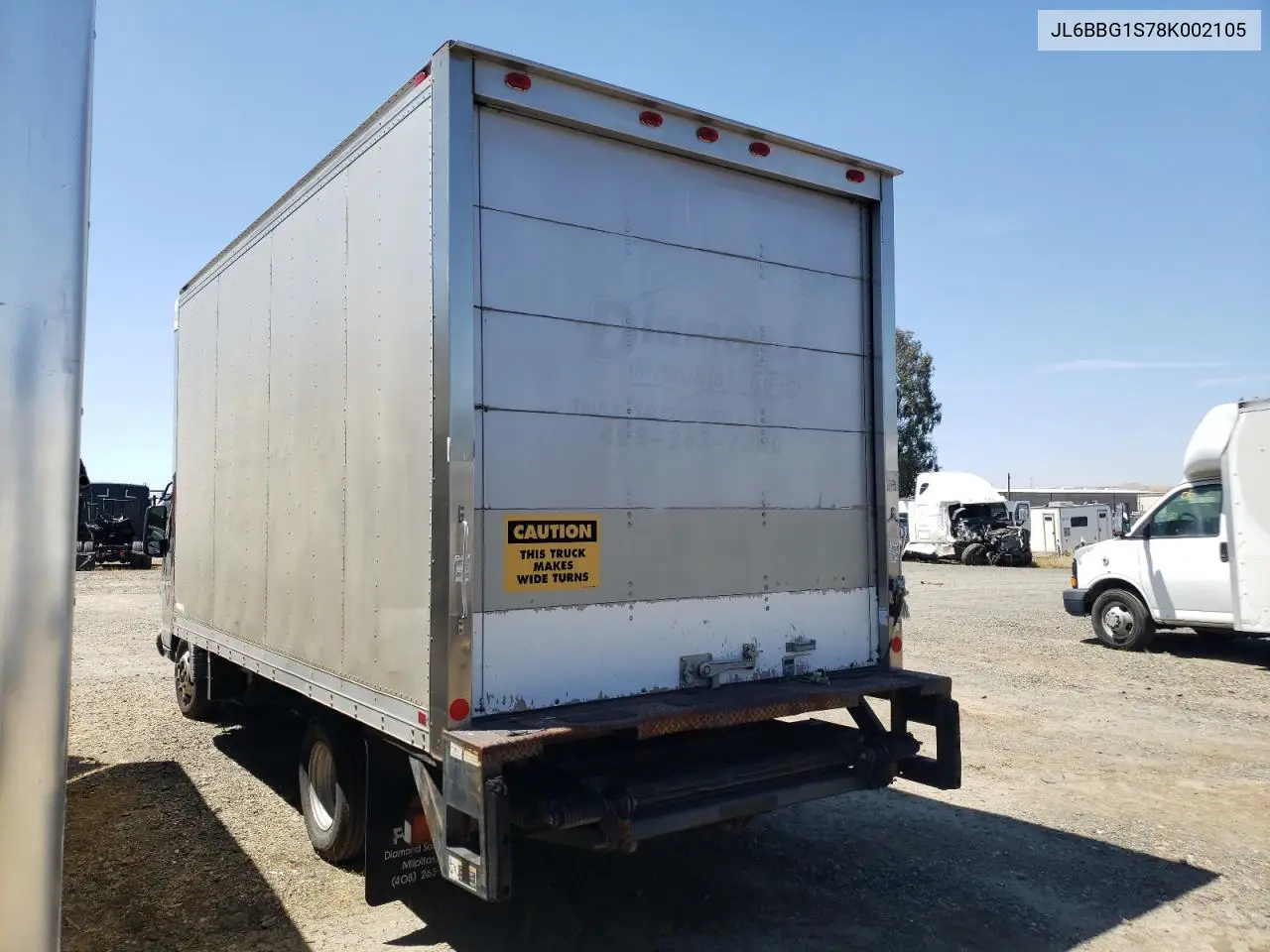 2008 Mitsubishi Fuso Truck Of America Inc Fe 84D VIN: JL6BBG1S78K002105 Lot: 56220765
