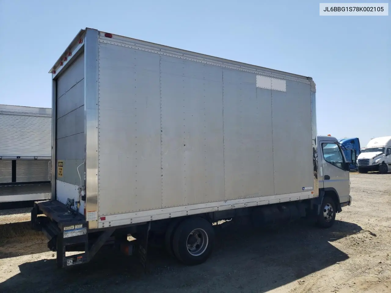 2008 Mitsubishi Fuso Truck Of America Inc Fe 84D VIN: JL6BBG1S78K002105 Lot: 56220765