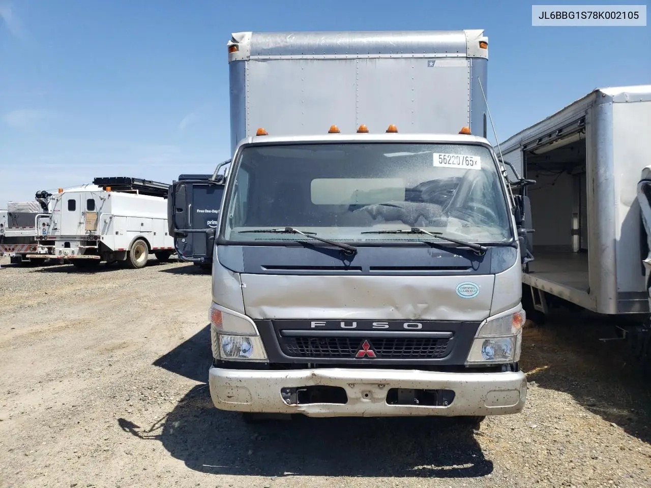 2008 Mitsubishi Fuso Truck Of America Inc Fe 84D VIN: JL6BBG1S78K002105 Lot: 56220765