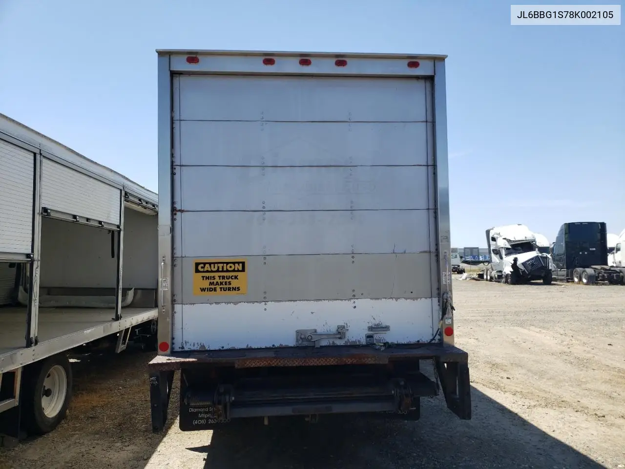 2008 Mitsubishi Fuso Truck Of America Inc Fe 84D VIN: JL6BBG1S78K002105 Lot: 56220765