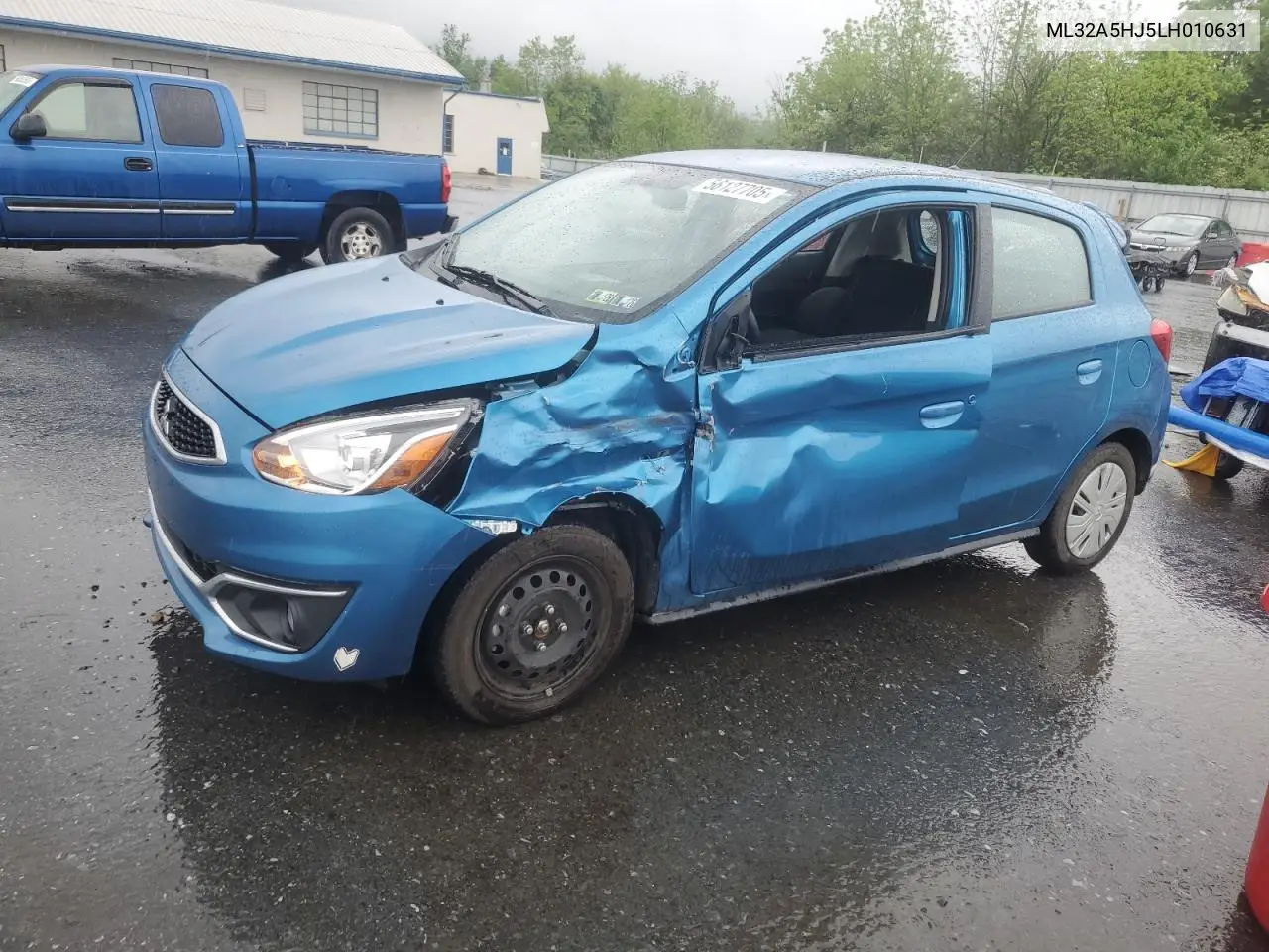2020 Mitsubishi Mirage Le VIN: ML32A5HJ5LH010631 Lot: 56127705
