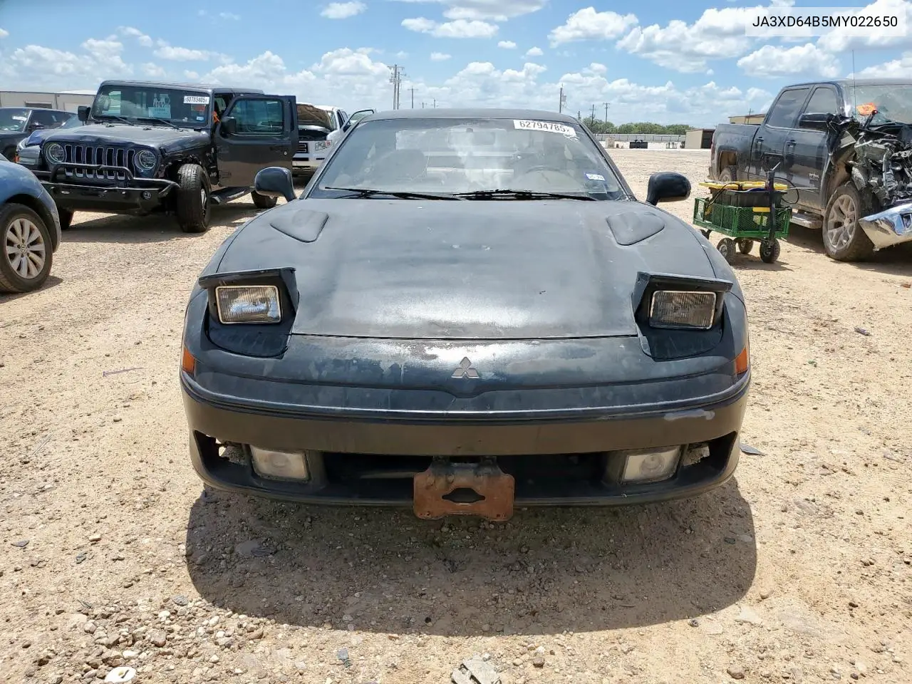 1991 Mitsubishi 3000 Gt Sl VIN: JA3XD64B5MY022650 Lot: 62794785