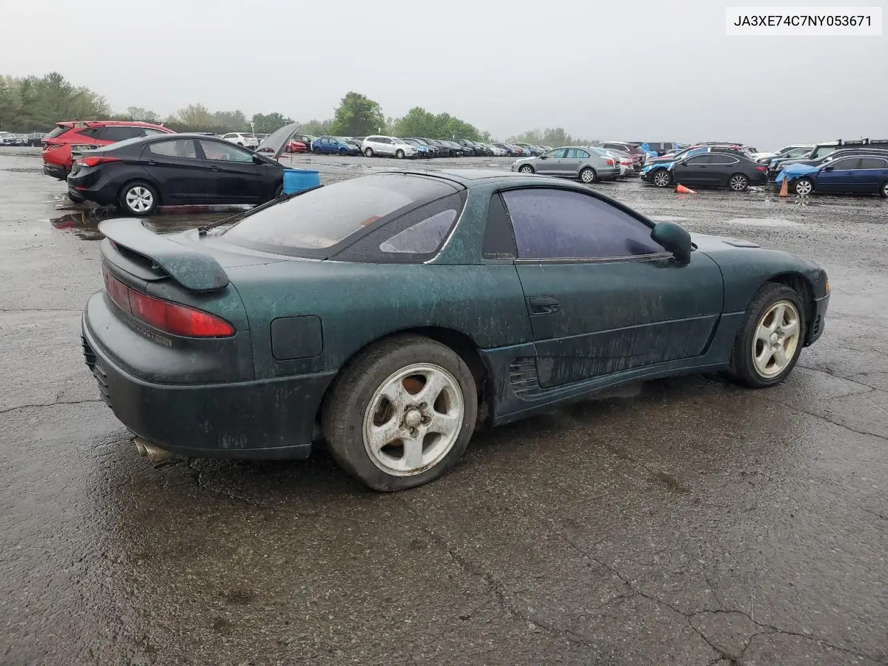 1992 Mitsubishi 3000 Gt Vr4 VIN: JA3XE74C7NY053671 Lot: 55681465