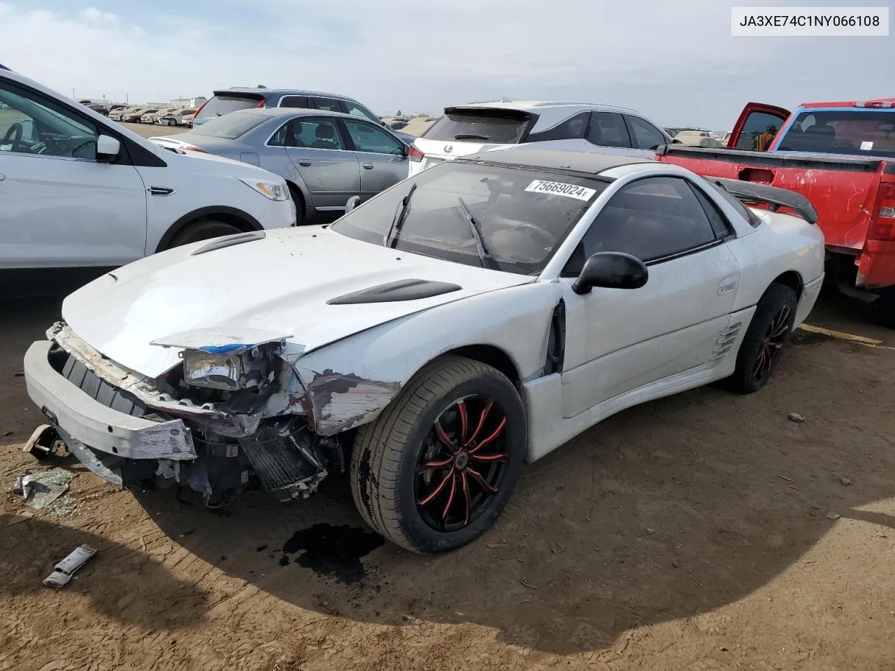 1992 Mitsubishi 3000 Gt Vr4 VIN: JA3XE74C1NY066108 Lot: 75669024
