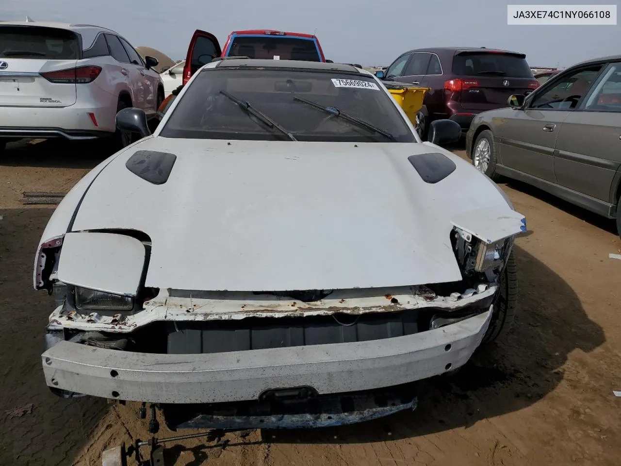 1992 Mitsubishi 3000 Gt Vr4 VIN: JA3XE74C1NY066108 Lot: 75669024
