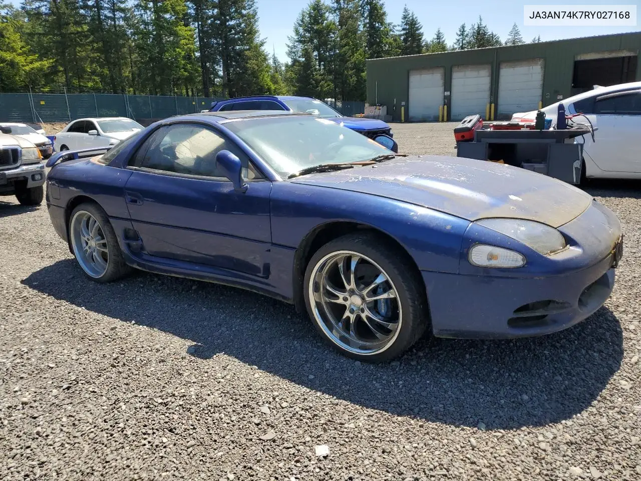 1994 Mitsubishi 3000 Gt Vr4 VIN: JA3AN74K7RY027168 Lot: 58619195