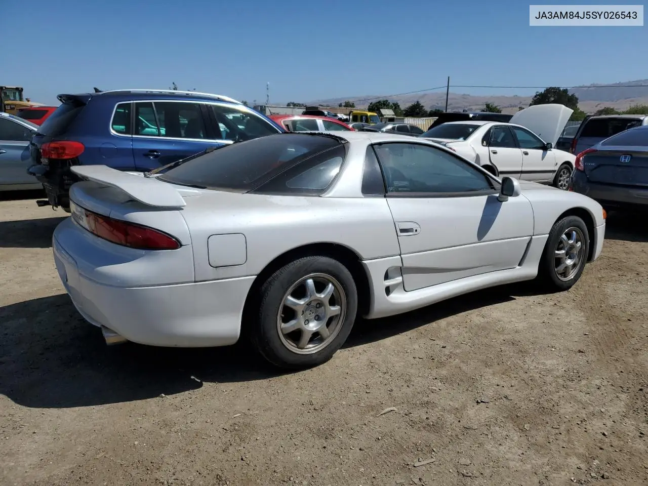 1995 Mitsubishi 3000 Gt VIN: JA3AM84J5SY026543 Lot: 60353695
