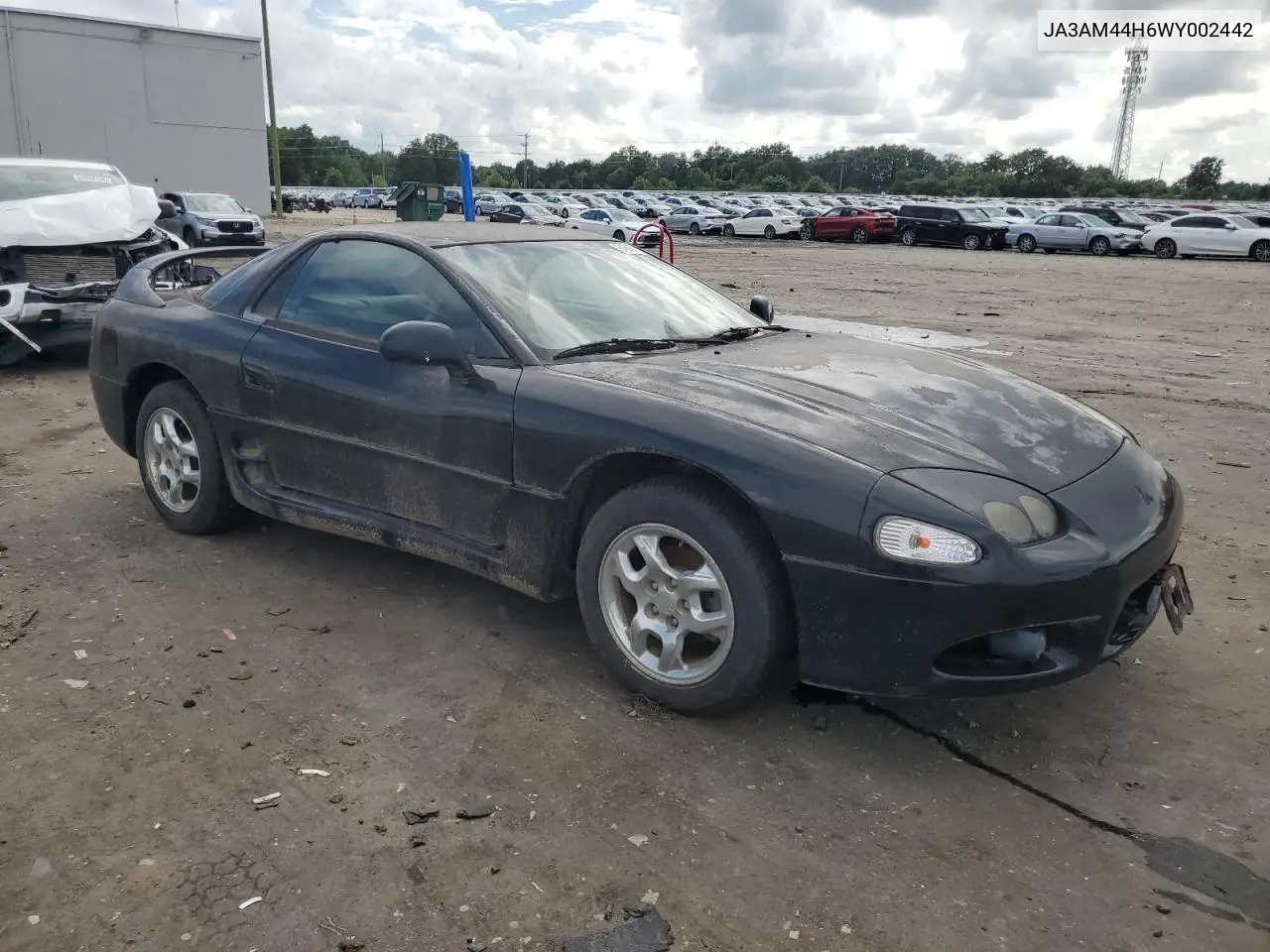 1998 Mitsubishi 3000 Gt VIN: JA3AM44H6WY002442 Lot: 64317765