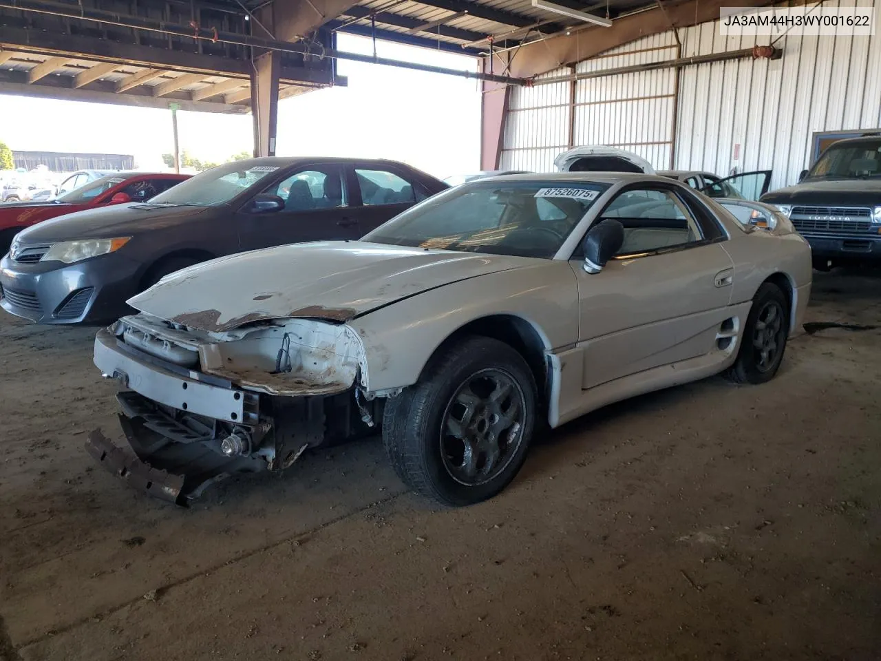 1998 Mitsubishi 3000 Gt VIN: JA3AM44H3WY001622 Lot: 87526075