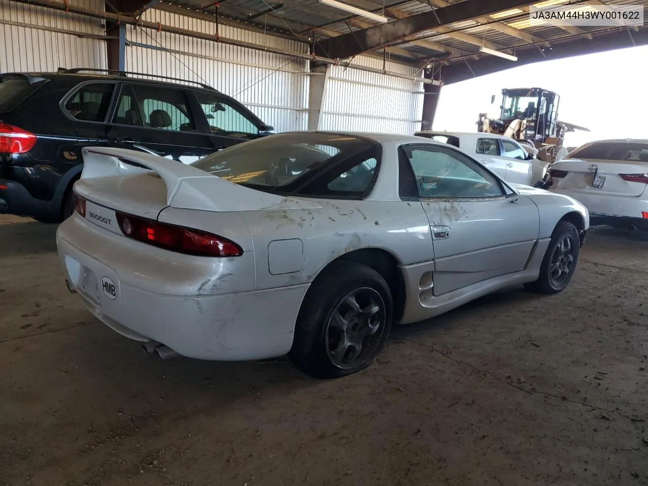 1998 Mitsubishi 3000 Gt VIN: JA3AM44H3WY001622 Lot: 87526075