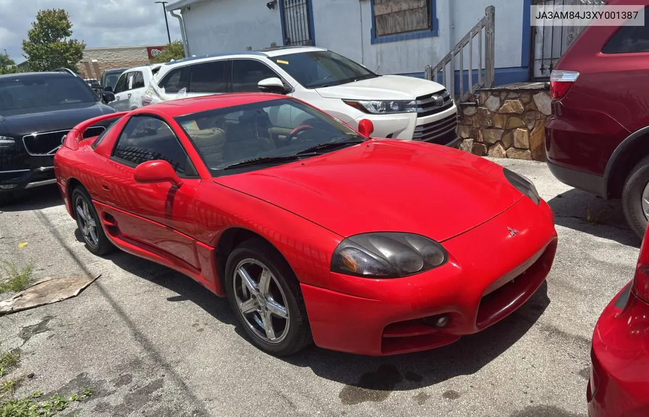 1999 Mitsubishi 3000 Gt Sl VIN: JA3AM84J3XY001387 Lot: 61198735