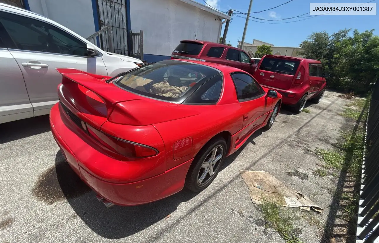 1999 Mitsubishi 3000 Gt Sl VIN: JA3AM84J3XY001387 Lot: 61198735