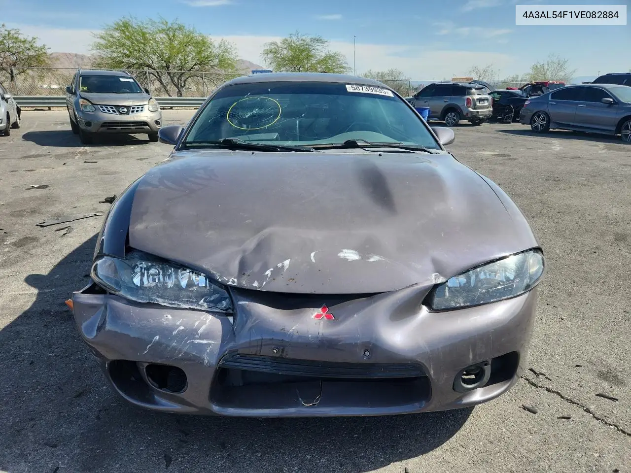 1997 Mitsubishi Eclipse Gsx VIN: 4A3AL54F1VE082884 Lot: 58739935