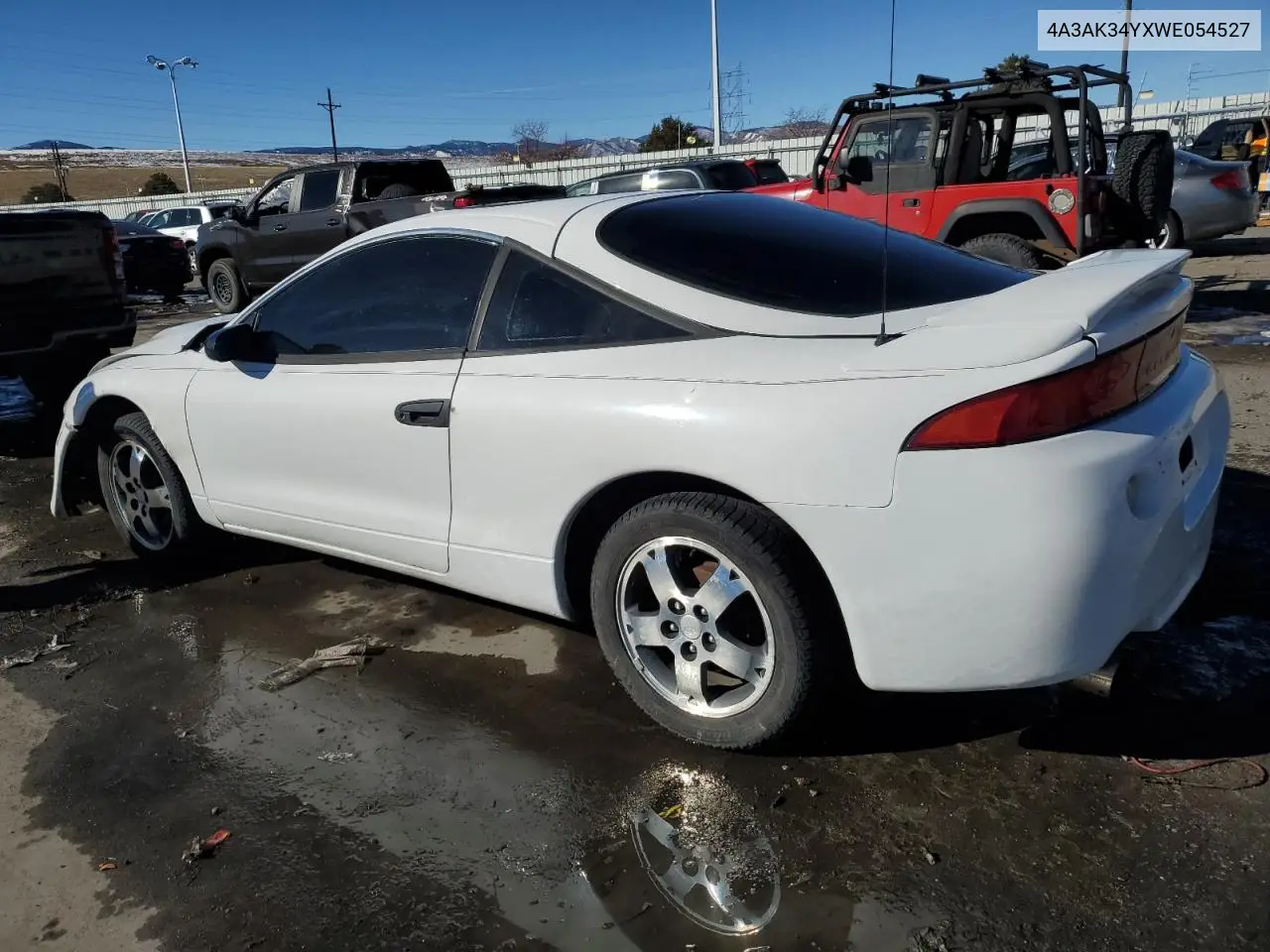 1998 Mitsubishi Eclipse Rs VIN: 4A3AK34YXWE054527 Lot: 42964635