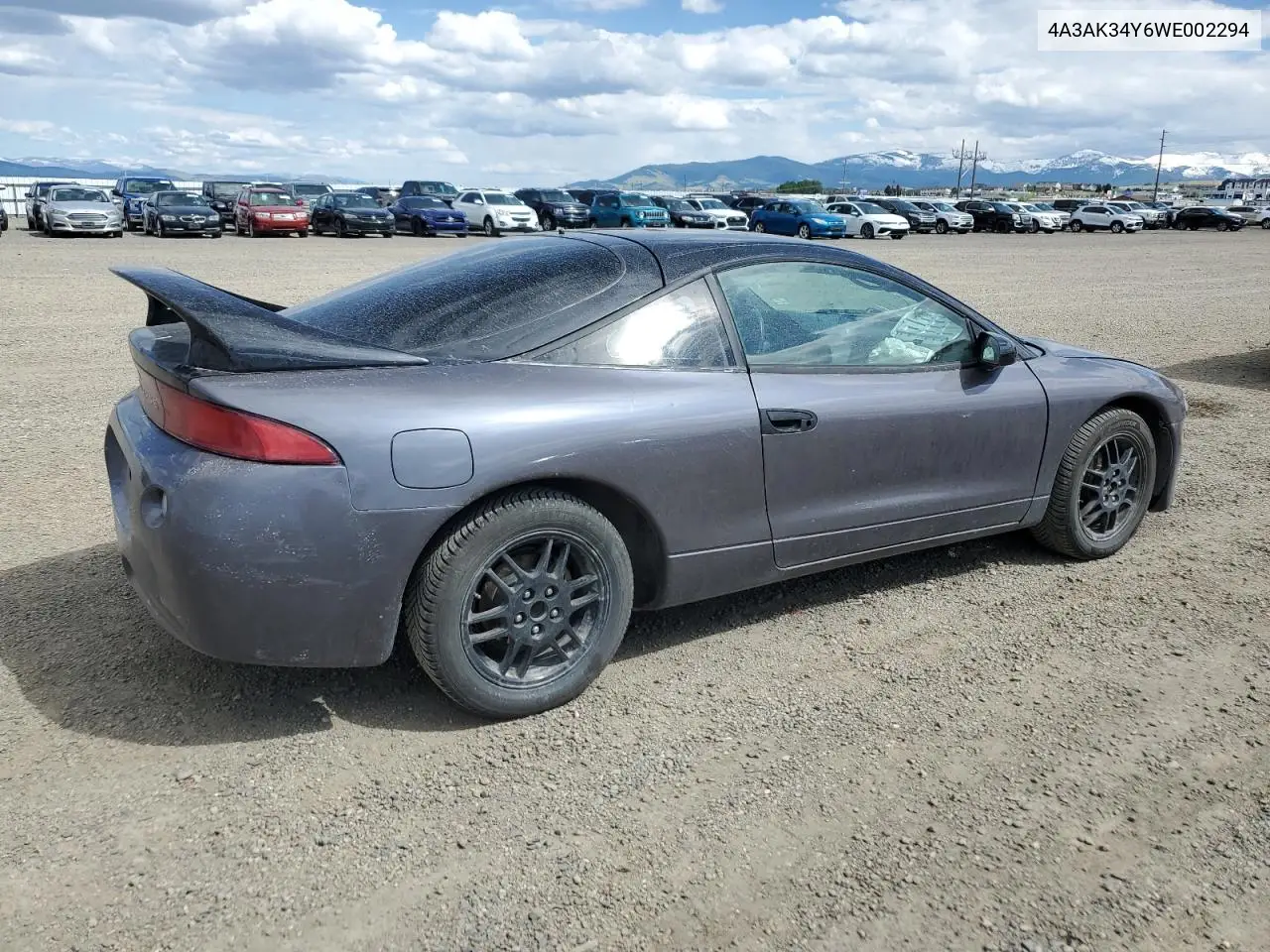 1998 Mitsubishi Eclipse Rs VIN: 4A3AK34Y6WE002294 Lot: 57409085