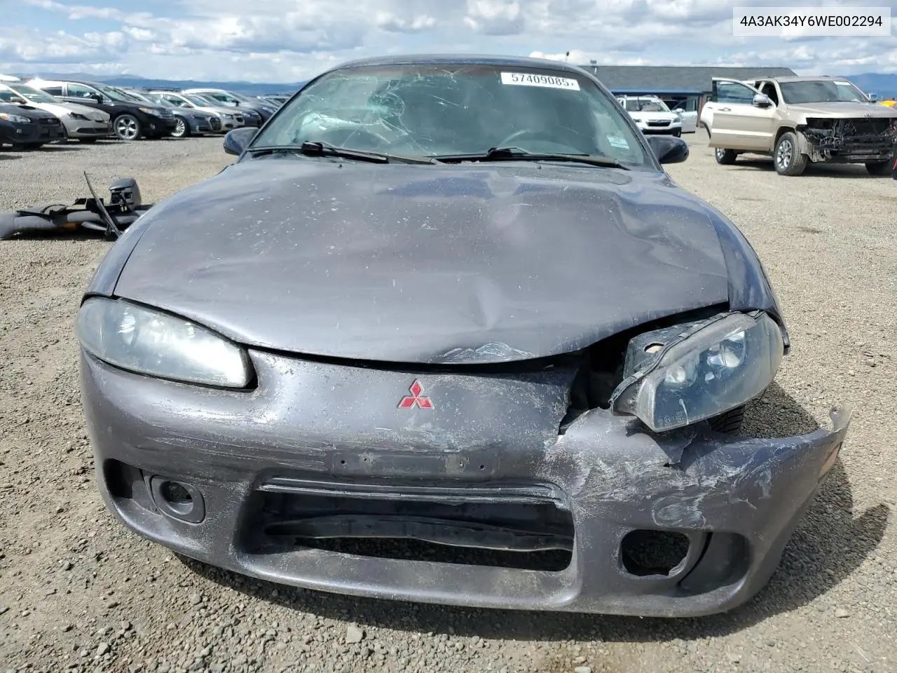 1998 Mitsubishi Eclipse Rs VIN: 4A3AK34Y6WE002294 Lot: 57409085