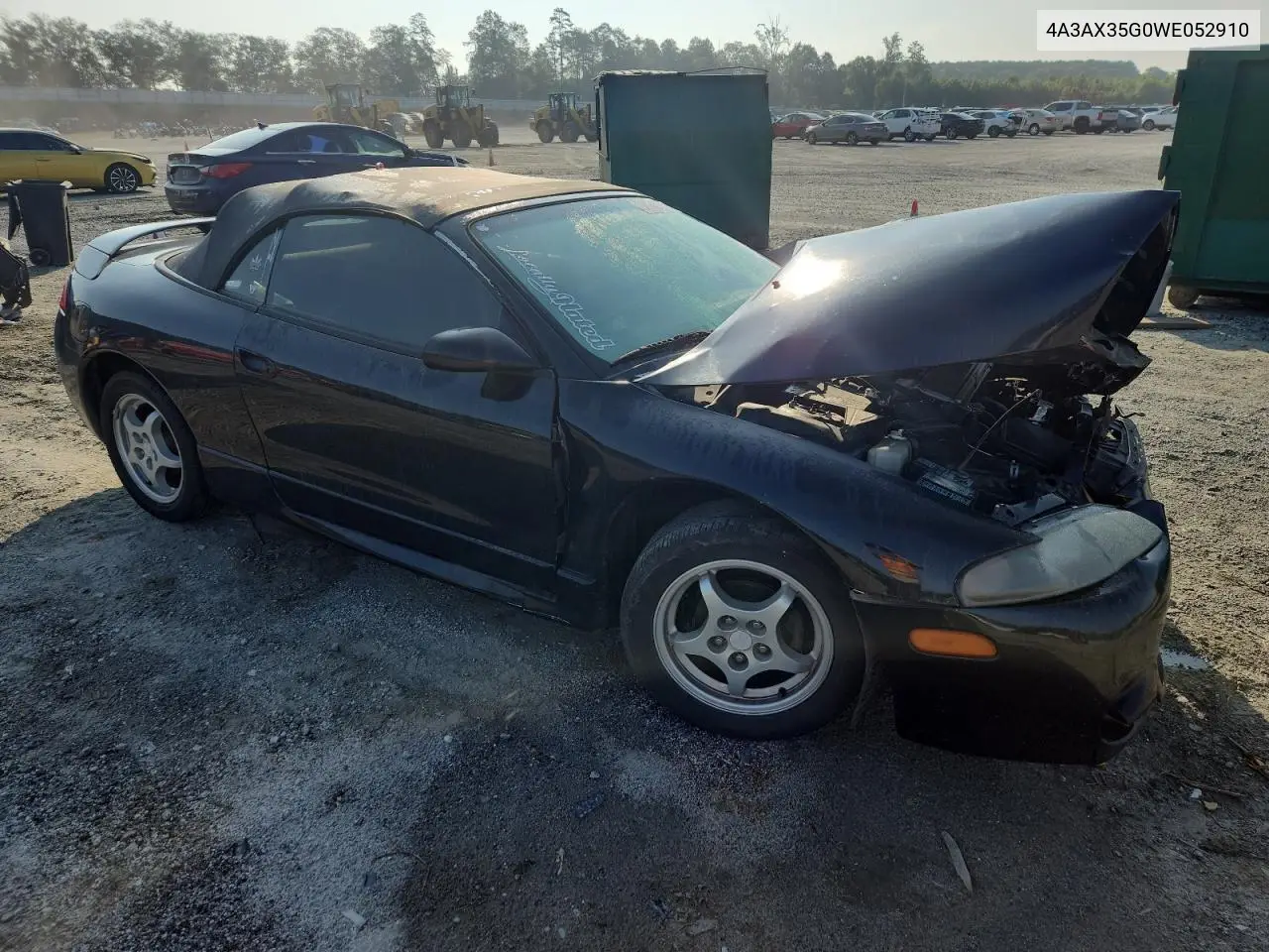 1998 Mitsubishi Eclipse Spyder Gs VIN: 4A3AX35G0WE052910 Lot: 62470345