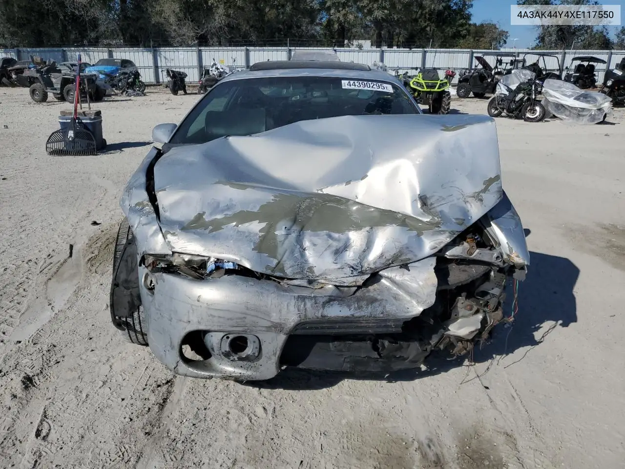 1999 Mitsubishi Eclipse Gs VIN: 4A3AK44Y4XE117550 Lot: 44390295