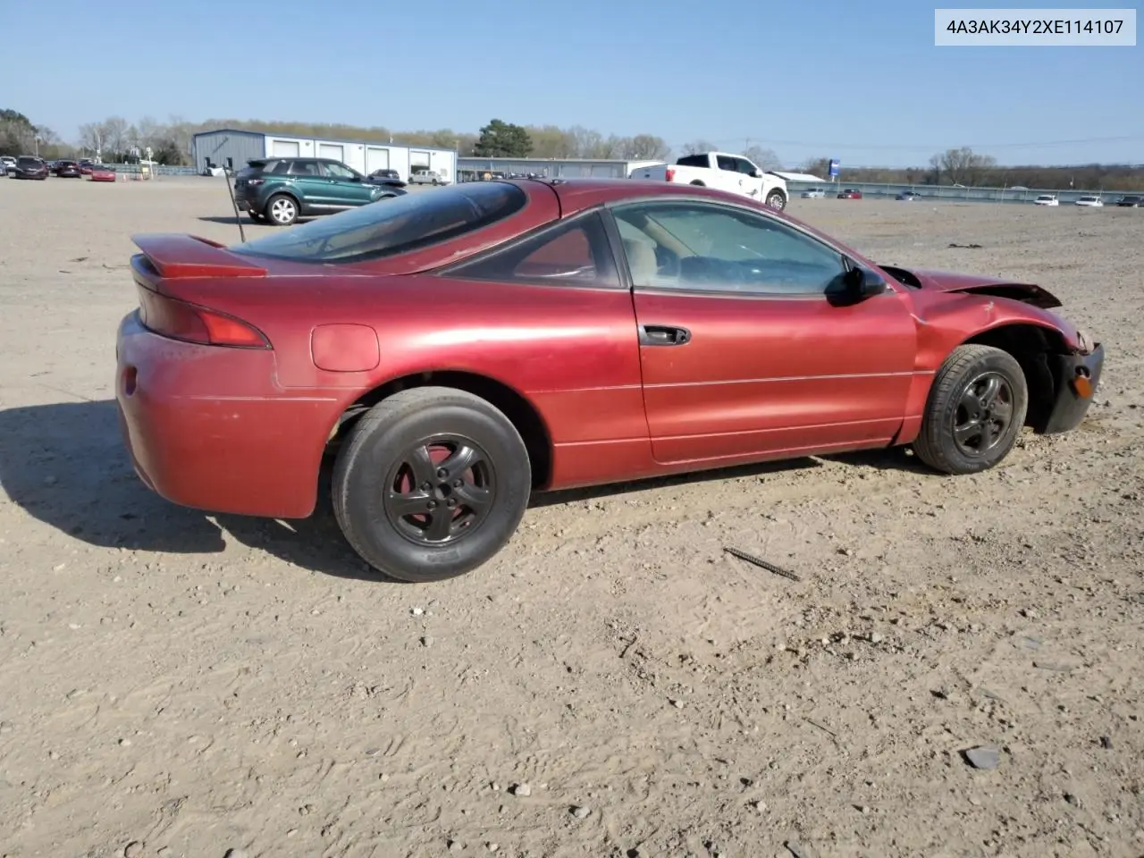 1999 Mitsubishi Eclipse Rs VIN: 4A3AK34Y2XE114107 Lot: 50141765