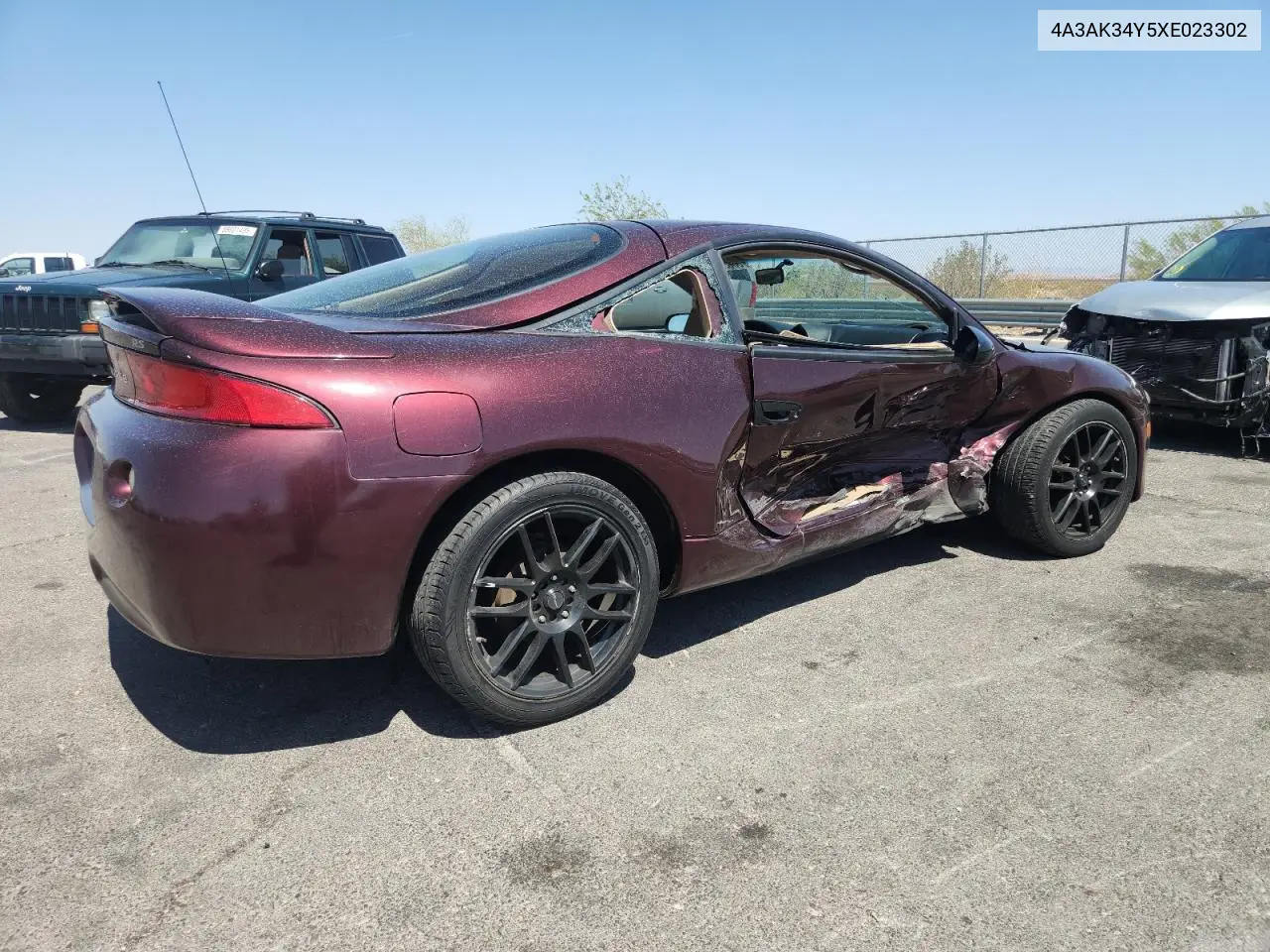 1999 Mitsubishi Eclipse Rs VIN: 4A3AK34Y5XE023302 Lot: 58626205