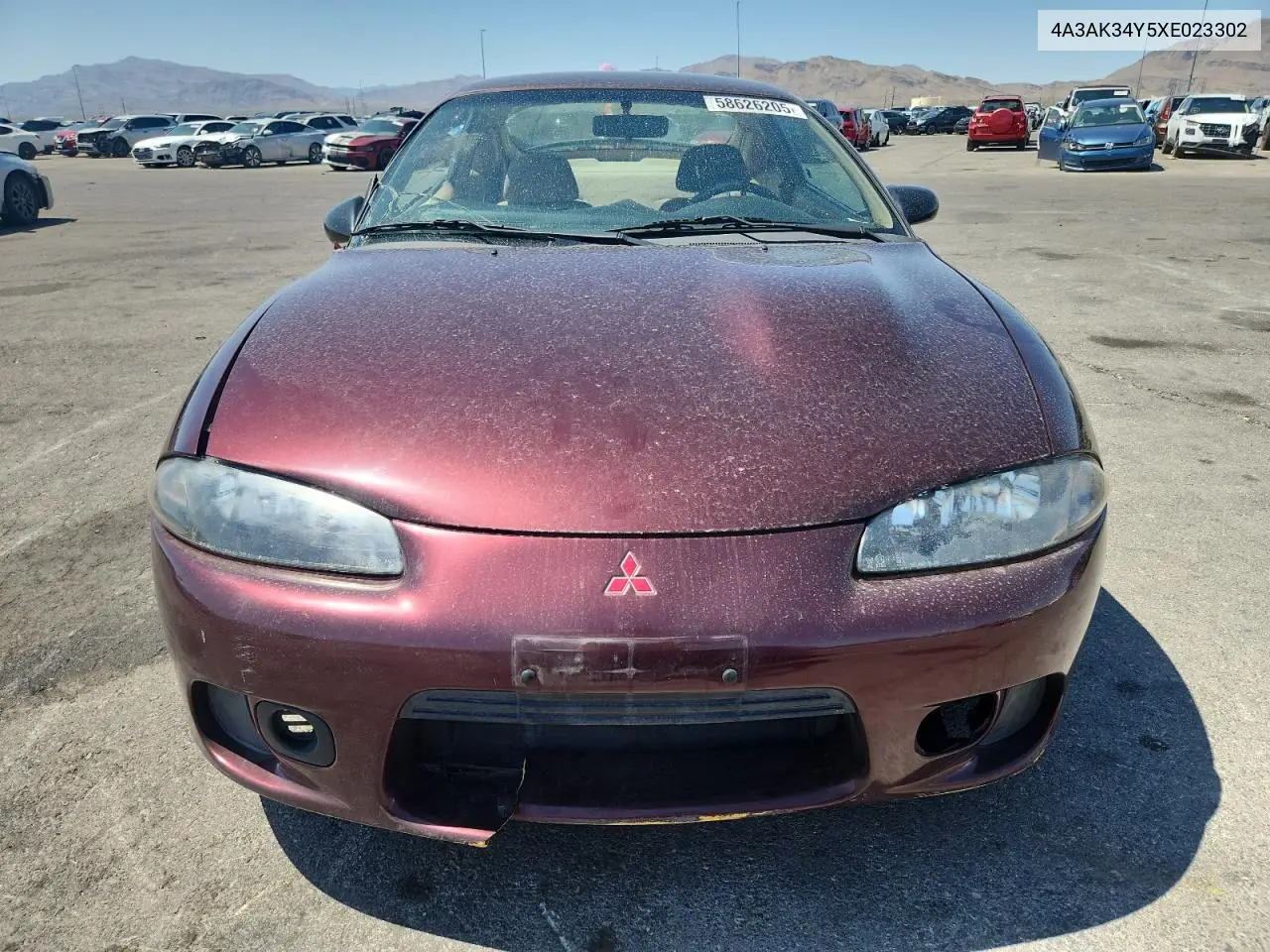 1999 Mitsubishi Eclipse Rs VIN: 4A3AK34Y5XE023302 Lot: 58626205