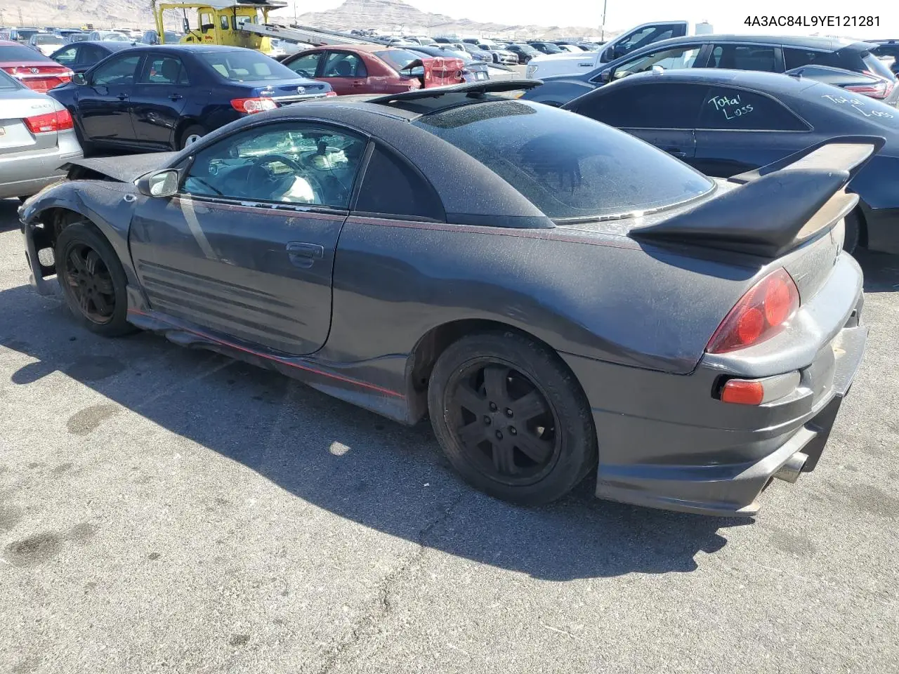 2000 Mitsubishi Eclipse Gt VIN: 4A3AC84L9YE121281 Lot: 52781835