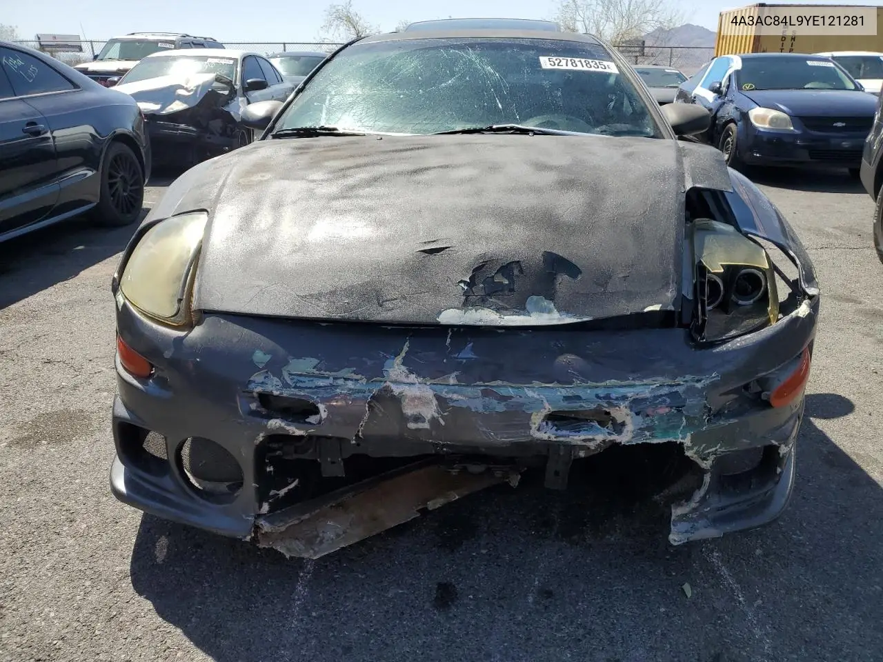2000 Mitsubishi Eclipse Gt VIN: 4A3AC84L9YE121281 Lot: 52781835