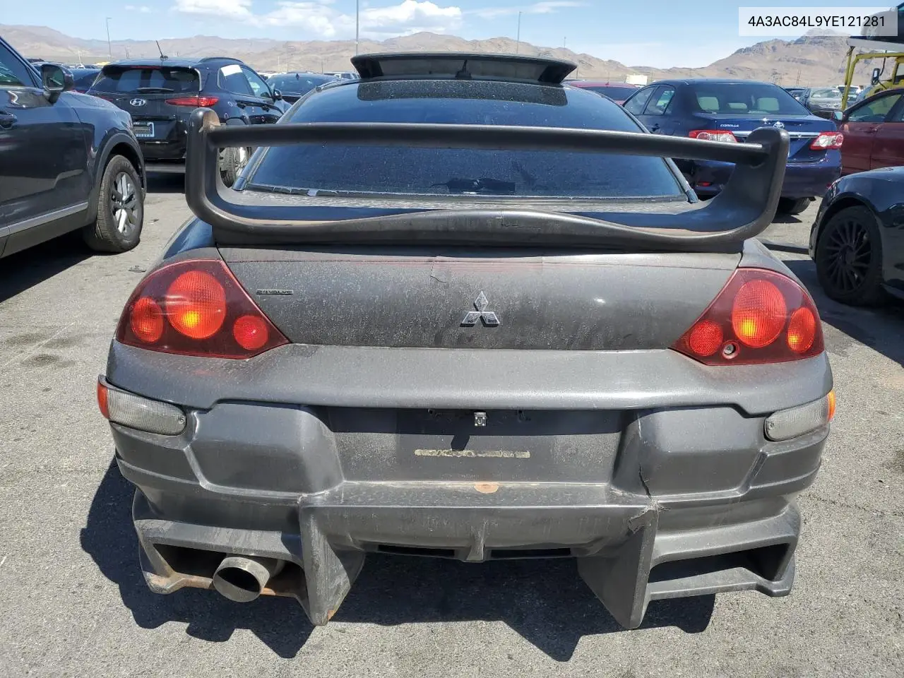 2000 Mitsubishi Eclipse Gt VIN: 4A3AC84L9YE121281 Lot: 52781835
