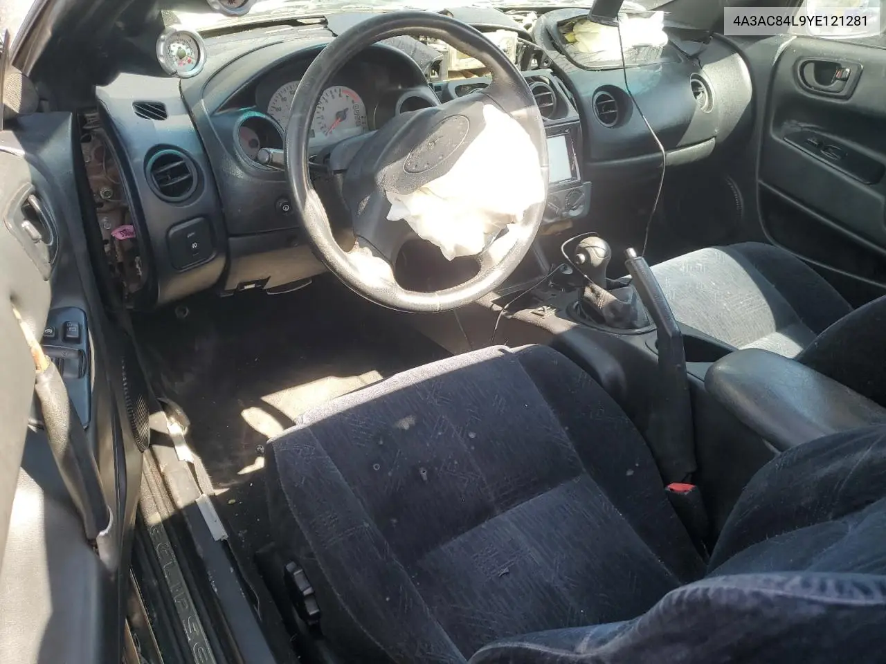2000 Mitsubishi Eclipse Gt VIN: 4A3AC84L9YE121281 Lot: 52781835