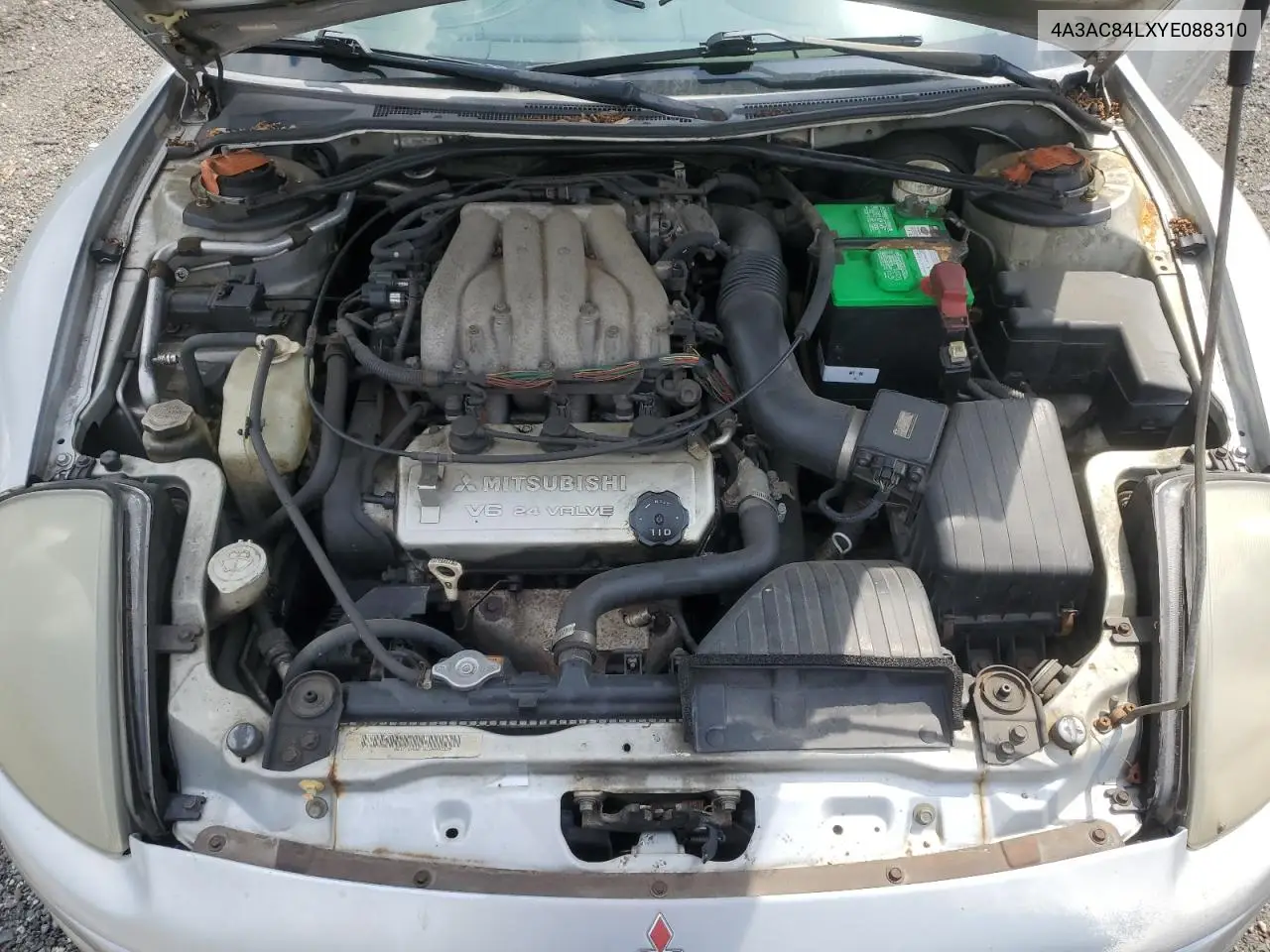 2000 Mitsubishi Eclipse Gt VIN: 4A3AC84LXYE088310 Lot: 60848745