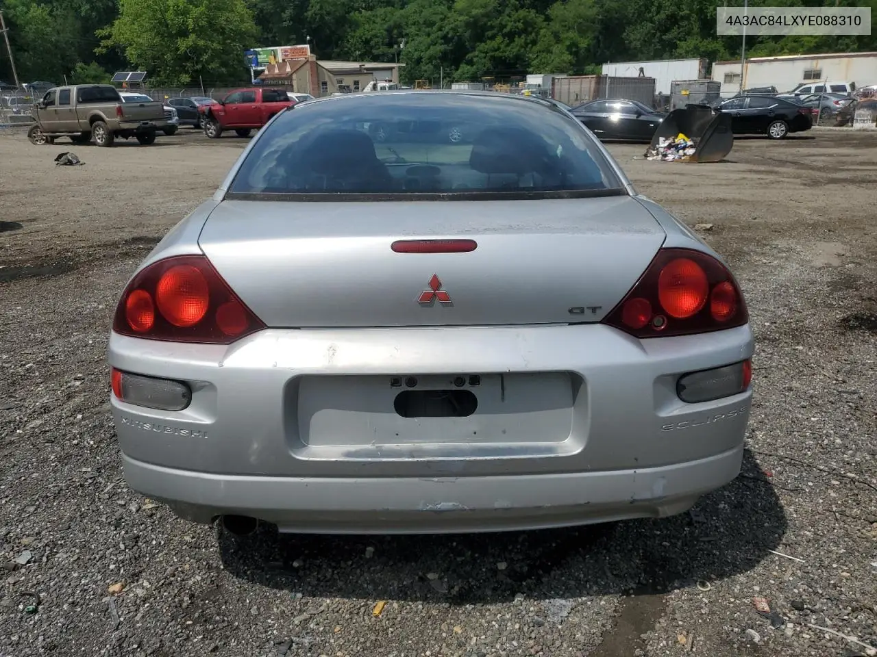 2000 Mitsubishi Eclipse Gt VIN: 4A3AC84LXYE088310 Lot: 60848745