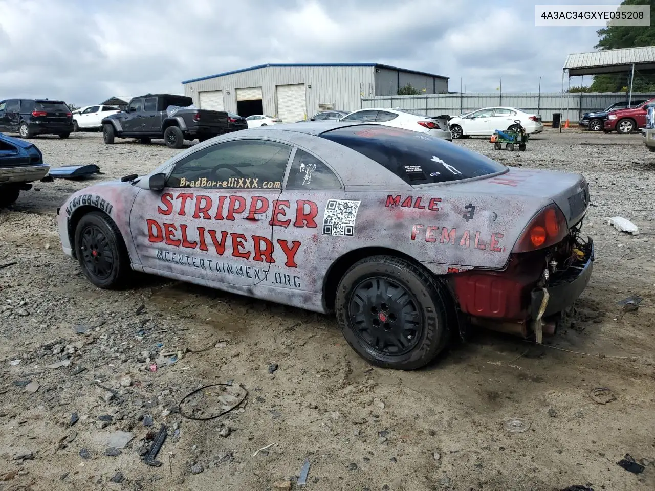 2000 Mitsubishi Eclipse Rs VIN: 4A3AC34GXYE035208 Lot: 61369815