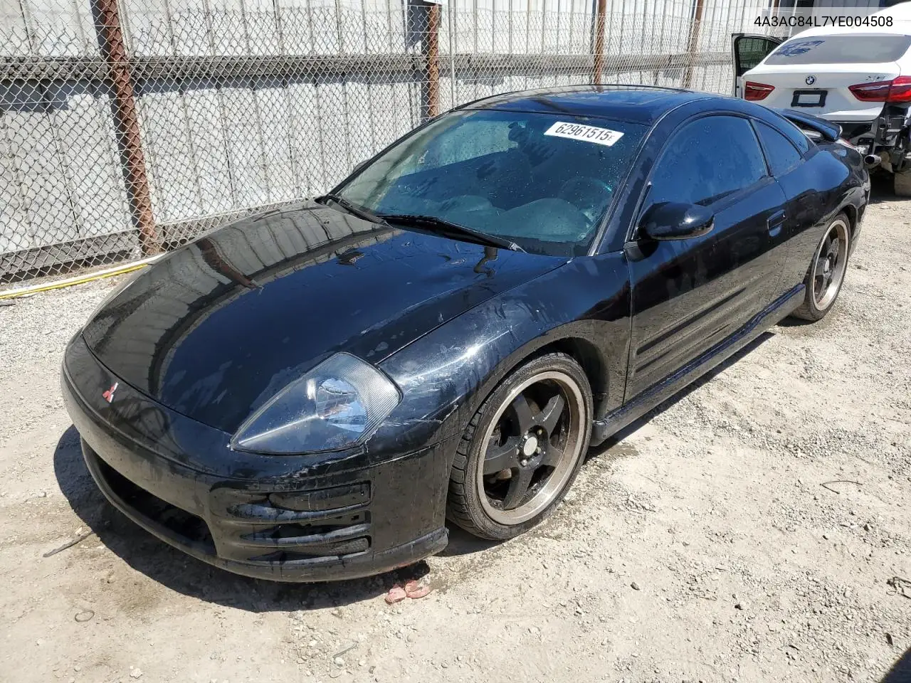 2000 Mitsubishi Eclipse Gt VIN: 4A3AC84L7YE004508 Lot: 62961515